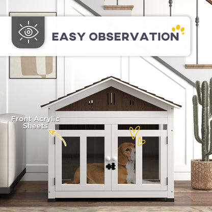 L Dog House Outdoor Indoor for Small